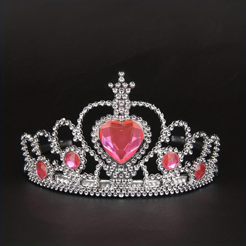 Rhinestone Tiara Crown Headband Hair Accessories For Women Girls Teens