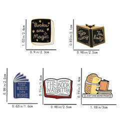 Books are Magic Lapel Pins Brooches