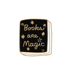 Books are Magic Lapel Pins Brooches