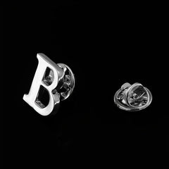 Men's Monogram Brooch Shirt Collar Pin