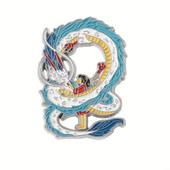 1pc Cartoon Brooch Pin Anime Dragon Pattern Brooch Pin Creative Accessories
