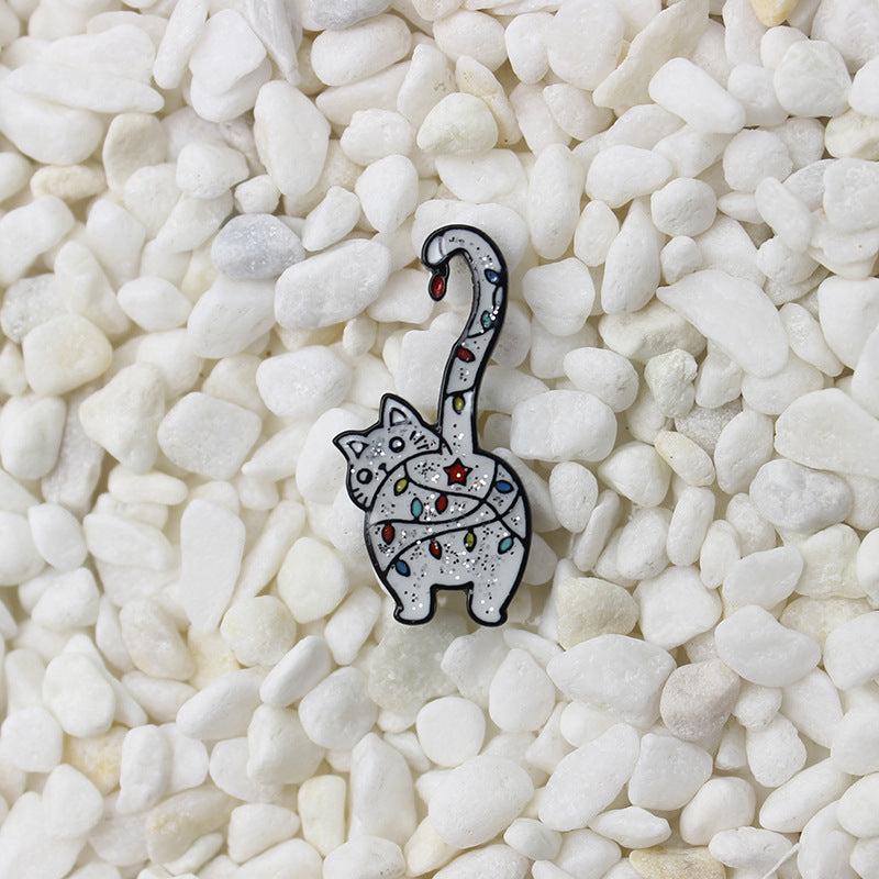 Long Tail Sexy Cat Brooch