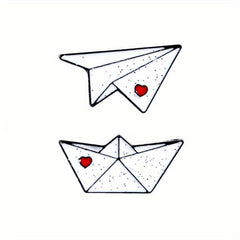Airplane Boat Enamel Brooch Art Lapel Pin Jackets Hats Scarves Pants Pins