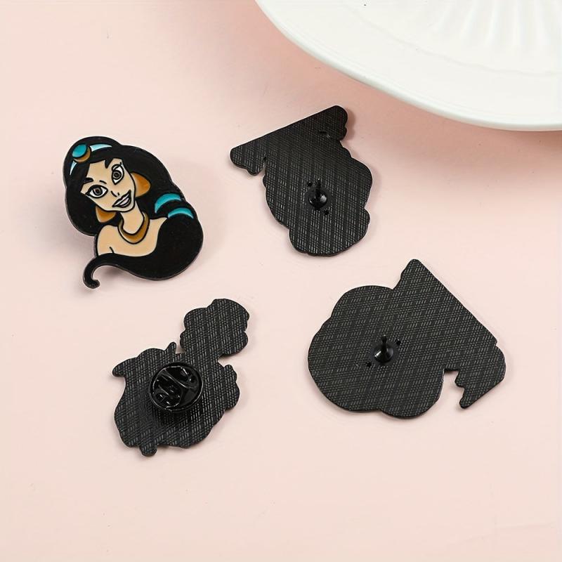 Cartoon Little Girl Brooch For Men