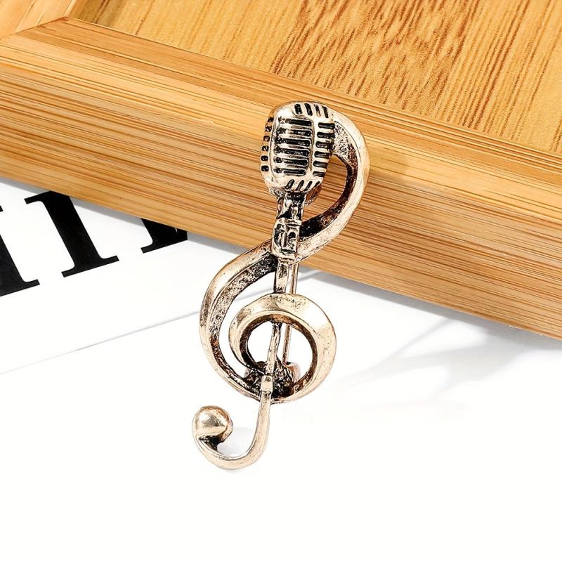 Music Note Brooch For Him