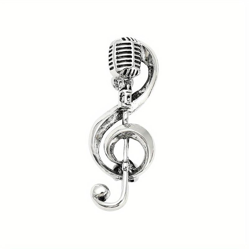 Music Note Brooch For Him