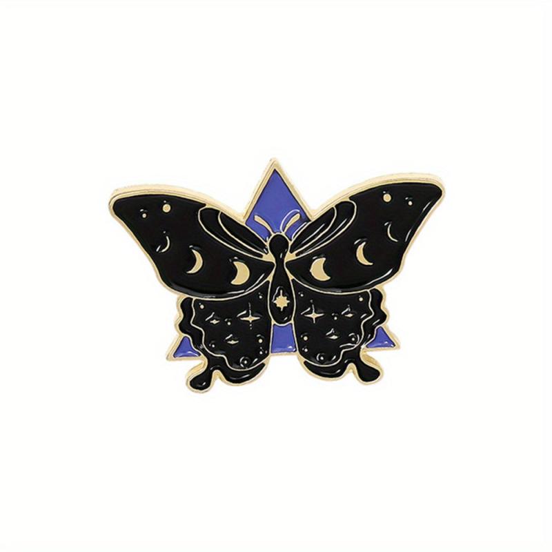 Zinc Alloy Moth Butterfly Insect Brooch Bag Shirt Clothing Accessories