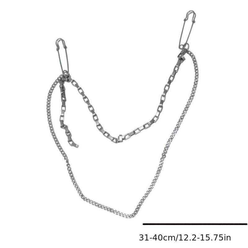 Street Style Waist Chain Brooch for Men and Women