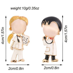Medical Series Embroidery Nurse Pin
