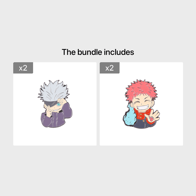 Anime Enamel Pin Cartoon Brooches Pin Cosplay Lapel Pin Metal Badges