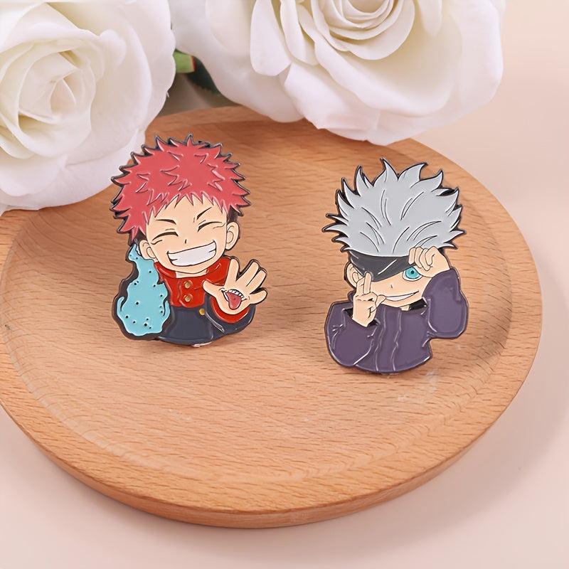 Anime Enamel Pin Cartoon Brooches Pin Cosplay Lapel Pin Metal Badges