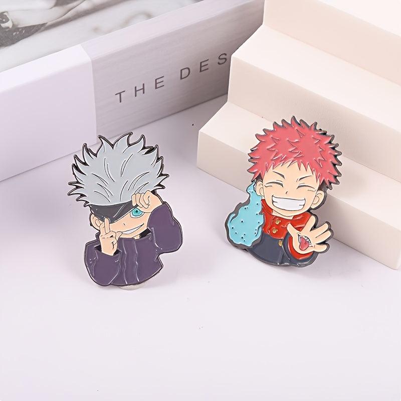 Anime Enamel Pin Cartoon Brooches Pin Cosplay Lapel Pin Metal Badges