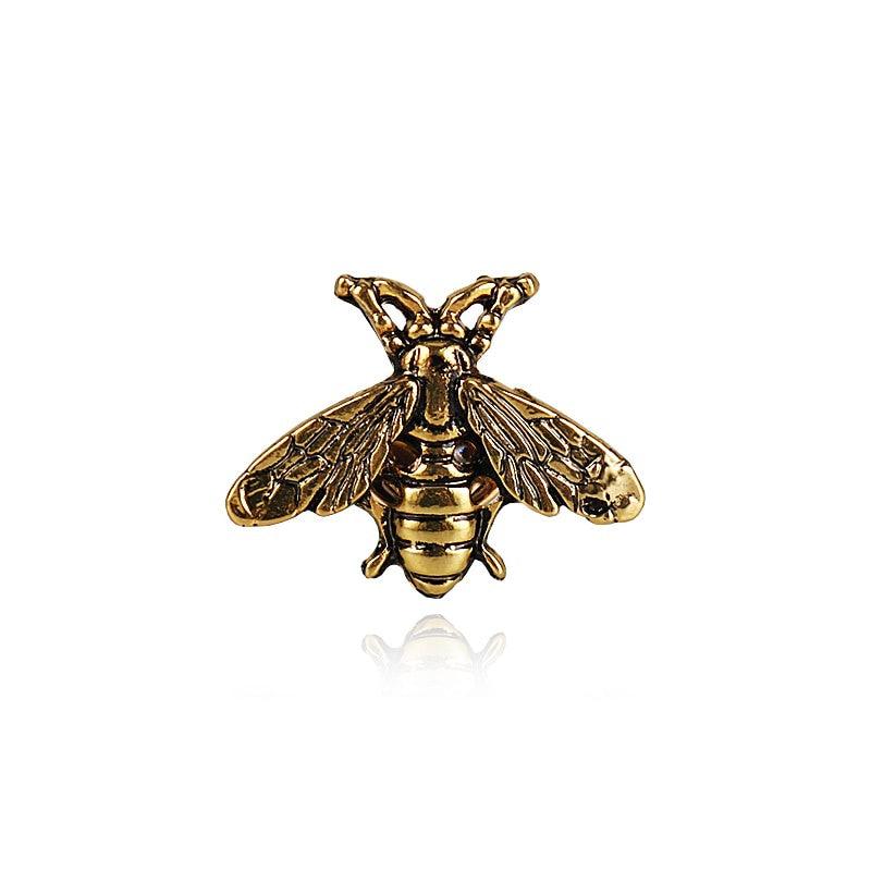 Retro Bee Brooch Wedding Suit Brides Men's Women's Shirt Collar Pin