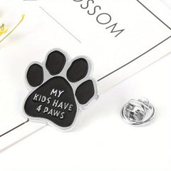 Dog Paw Shape Accessory Brooch Pin