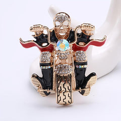 Men's Funny Motorcycle Pattern Pin