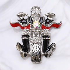Men's Funny Motorcycle Pattern Pin