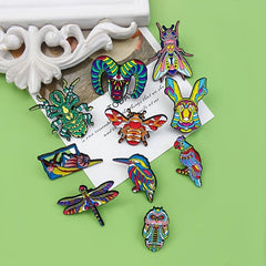 Colorful Insect Brooch Pin