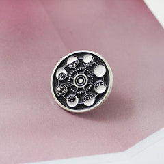 Circular Universe Starry Sky Moon Brooch