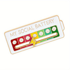 Emotional 7 Days a Week Enamel Pin