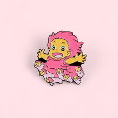 Anime Surrounding Litter Girl Brooch Pin