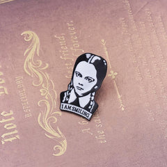 The Addams Family Brooch Vintage Metal I AM SMILING