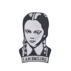 The Addams Family Brooch Vintage Metal I AM SMILING