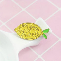 Fruit Lemon Jewelry Pin
