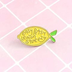 Fruit Lemon Jewelry Pin