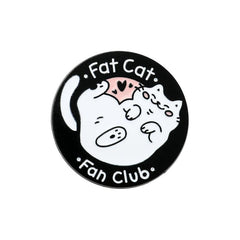 Casual Cat Metal Enamel Brooch for Backpack Accessories