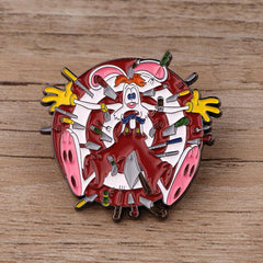 Chicken Enamel Lapel Pins Brooches For Backpacks Jackets Hats