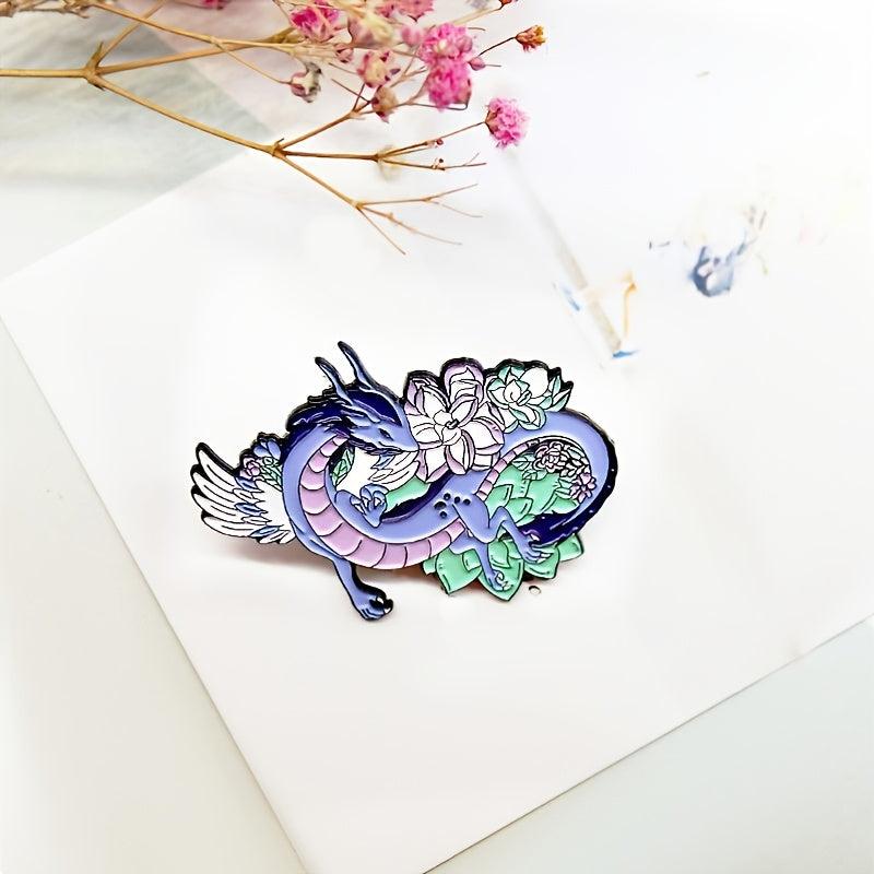 Dragon Zinc Alloy Emblem Pin for Halloween Party