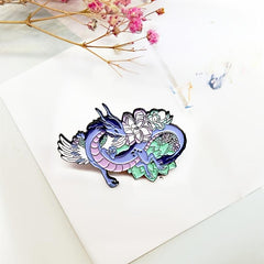 Dragon Zinc Alloy Emblem Pin for Halloween Party