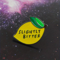 Fruit Lemon Creative Jewelry Brooch for Men
