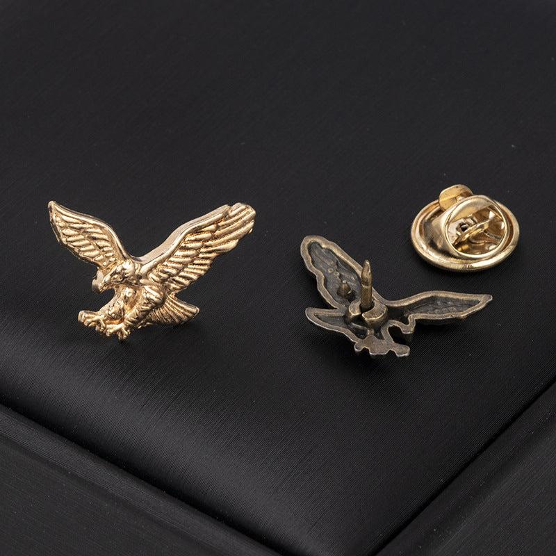 Retro Eagle Corsage Personality All match Suit Pin Buckle Animal Brooch