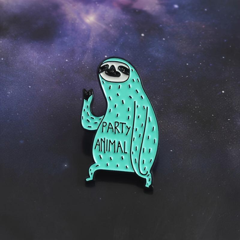 Men's Green Animal Pattern Zinc Alloy Pin