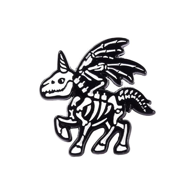 Punk Enamel Pin Badges Set