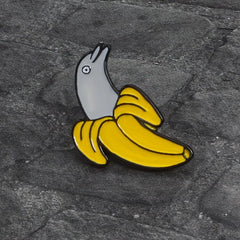 Cartoon Banana Brooch Pin Funny Fruit Lapel Badge Jewelry