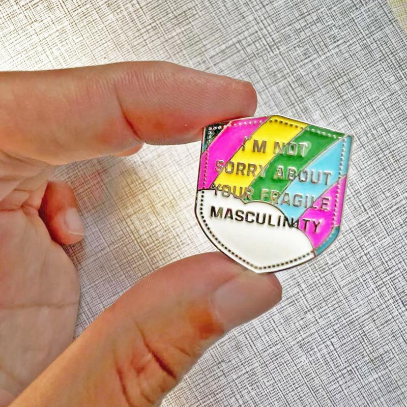 Pride Enamel Pin For Men Creative Pin For Men