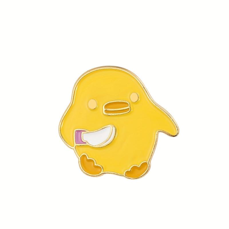 Men's Duck Brooch Animal Cartoon Brooch Gift For Boyfriend