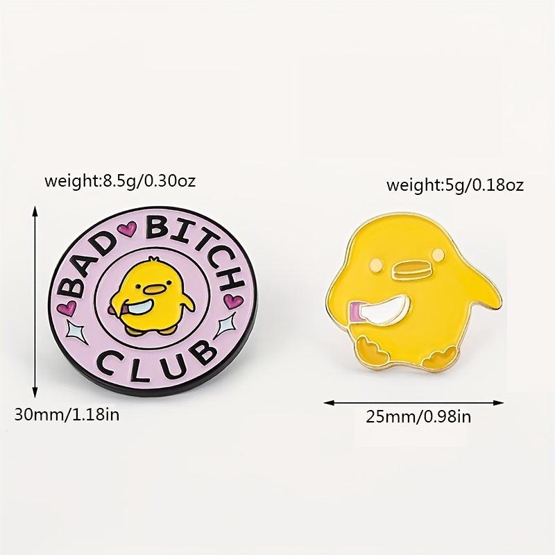 Men's Duck Brooch Animal Cartoon Brooch Gift For Boyfriend