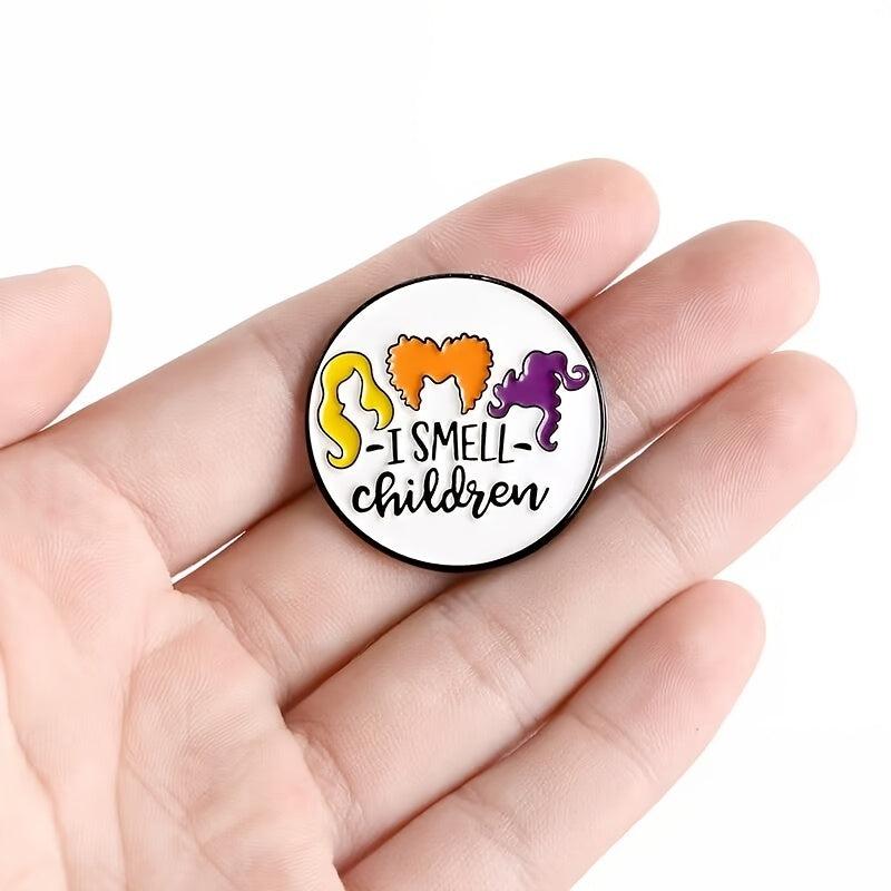 Cartoon Oil Dripping Brooch Halloween Gift Badge Movie Shirt