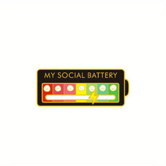Rotating Rainbow Emotions Enamel Pins Social Mood Tracker Brooch