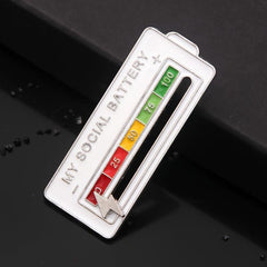 Men's Social Square Brooch - Fun Accessory