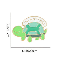 Cute Turtle Cartoon Brooch Pin
