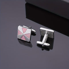 Glitter Square Cufflinks Men's Shirt Buckle Accessories