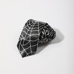 Men's Necktie Spider Web Leopard Pattern Necktie Business Wedding Party