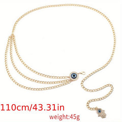 Tassel Chain Belts Multilayer Waist Chain Dress Belt