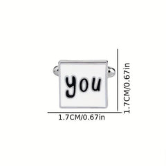 I Love You French Cufflinks for Couple