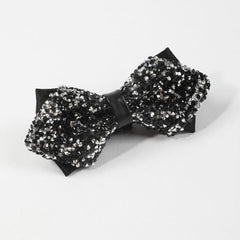 Rhinestone Gypsophila Double Layer Bow Tie For Men