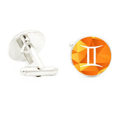Zodiac Cufflinks For Men - Men's Suit Shirt Cuff Link Jewelry
